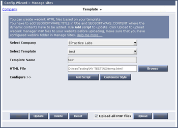 Website Submission Software Enterprise Edition screenshot 2