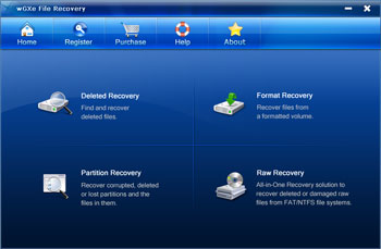 wGXe File Recovery screenshot
