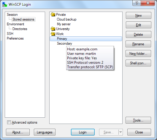 WinSCP 6.1.2 download the new for mac
