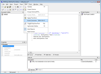 WMHelp XMLPad screenshot 2