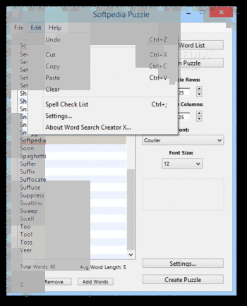 Word Search Creator X screenshot 2