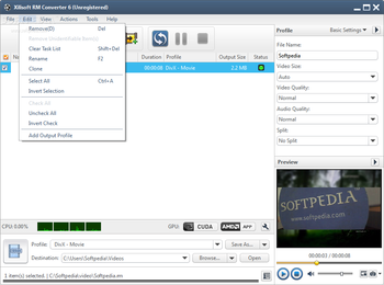 Xilisoft RM Converter screenshot 3