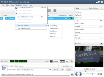 Xilisoft RM Converter screenshot 5