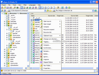xSync File Synchronizer screenshot 3