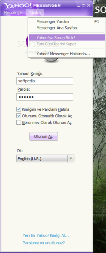 Yahoo! Messenger Turkce Yama screenshot