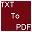 Free Text to PDF Convert 1