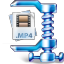 MP4 File Size Reduce Software icon