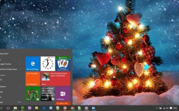 christmas desktop themes with icons windows 10