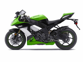 2009 Kawasaki Ninja ZX 10R Green screenshot