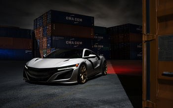 Acura NSX HRE Wheels 4K screenshot