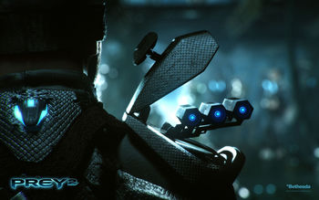 Bounty Hunter in Prey 2 screenshot