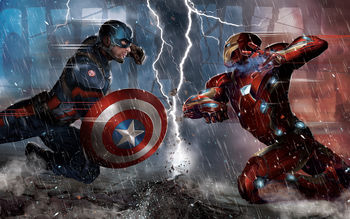 Captain America Civil War Concept 5K screenshot