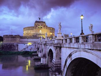 Castel Sant Angelo Bridge Rome Italy screenshot