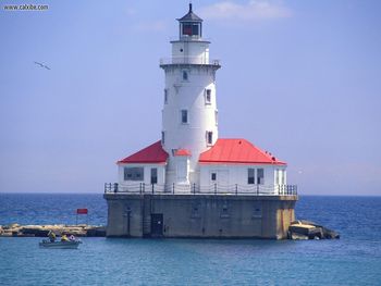 Chicago Harbor Light Lighthouse Illinois screenshot