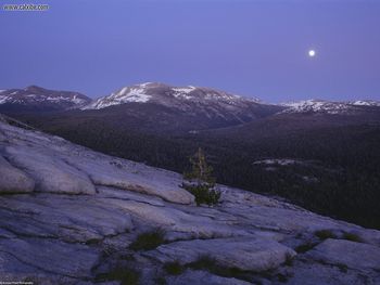 Exfoliating Granite Yosemite National Park California screenshot