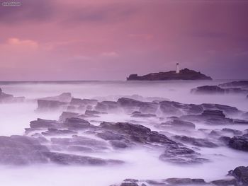 Godrevy Lighthouse St Ives Bay Cornwall England screenshot