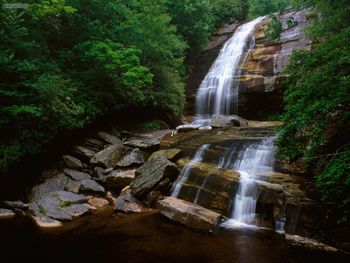 Greenland Creek Falls Nantahala National Forest North Carolina screenshot