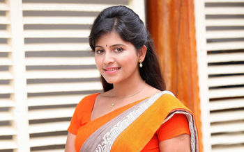 Heroine Anjali in Saree screenshot