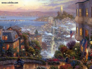 Kinkade San Francisco Lombard Street screenshot