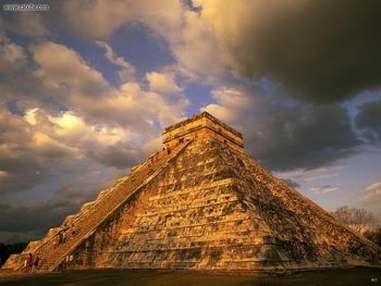 Landscapes Ancient Mayan Ruins Chichen Itza Mexico screenshot