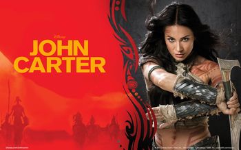 Lynn Collins in John Carter screenshot