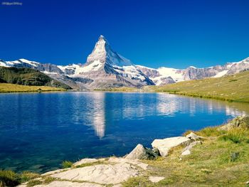 Matterhorn, Stellisee, Valais, Switzerland screenshot