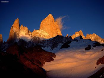 Mount Fitzroy Los Glaciares National Park Argentina screenshot