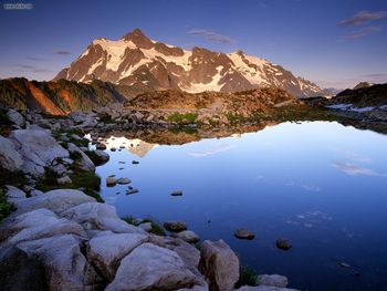 Mount Shuksan At Sunset Washington screenshot