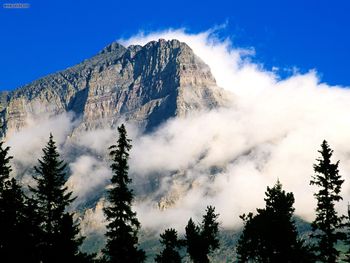 Mountain Mist Glacier National Park Montana screenshot