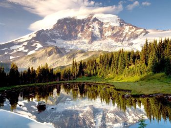 Mystic Tarn, Mount Rainier, Washington screenshot