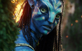 Neytiri Beautiful Warrior in Avatar screenshot