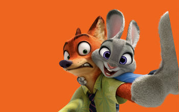 Nick Wilde Judy Hopps Zootopia screenshot