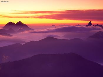 North Cascades At Sunset Washington screenshot