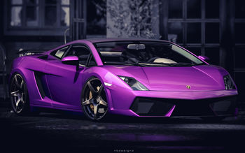 Purple Lamborghini Gallardo screenshot