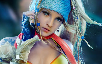 Rikku in Final Fantasy screenshot