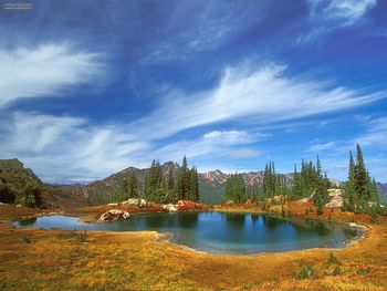 The Axis Of Serenity Mount Rainier National Park Washington screenshot