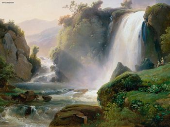 Tivoli Waterfall Jean Charles Joseph Remond screenshot