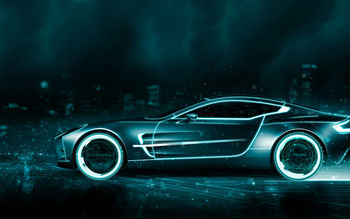 Tron Aston Martin screenshot