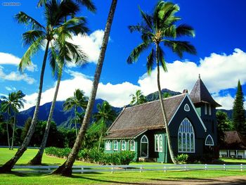 Waioli Huiia Church, Hanalei Kauai, Hawaii screenshot