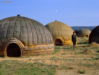 Zulu Huts, South Africa screenshot